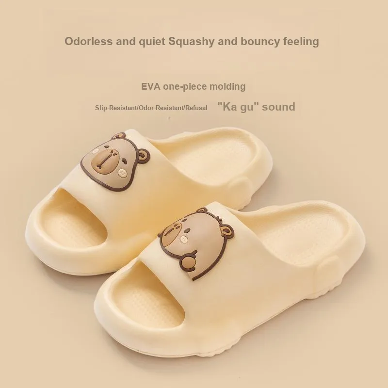 ZHIYILIANGPIN Slippers Apricot/Khaki-3