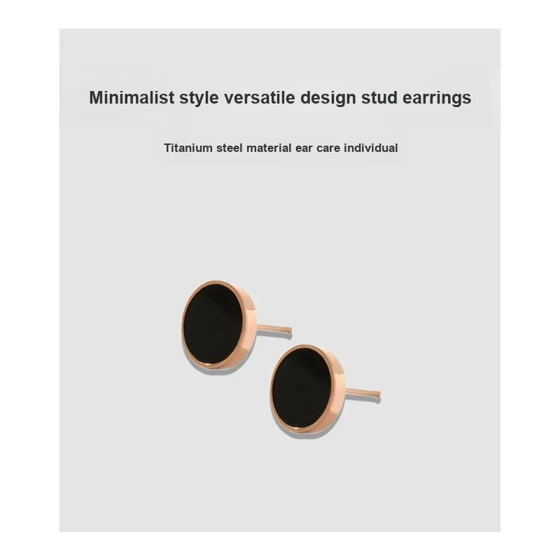 Daisy Dream Titanium Steel Stud Earrings Unisex-4