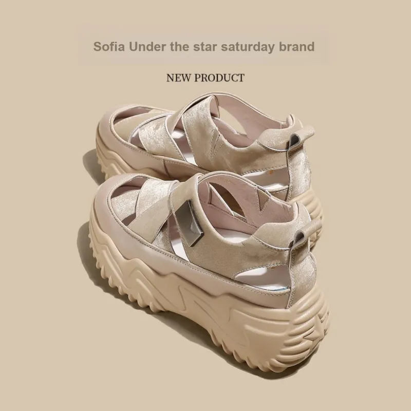 Safiya Chunky Sneakers Women's Champagne-1
