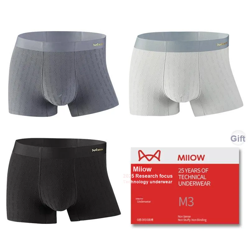 MIIOW Underwear Gift Box Men's Box 3 Pack