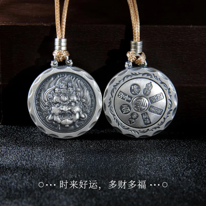Inker Good Stone 999 Fine Silver Necklaces Unisex-1