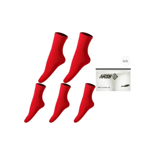 AFISH Носки Crew Женские 5 пар Сумка для покупок