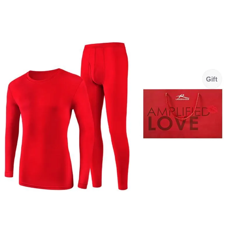 Lanza Thermal Set Men's 3 Set Red-1
