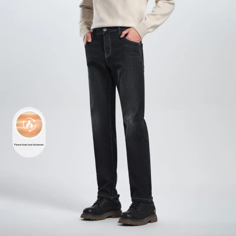 HLA Jeans Men Black Denim Gradient Dark 2M-2