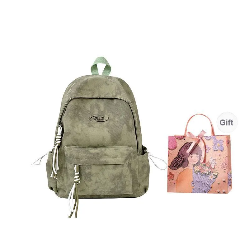 PARK DANCE Nylon Backpack Regular Unisex Multicolor-8