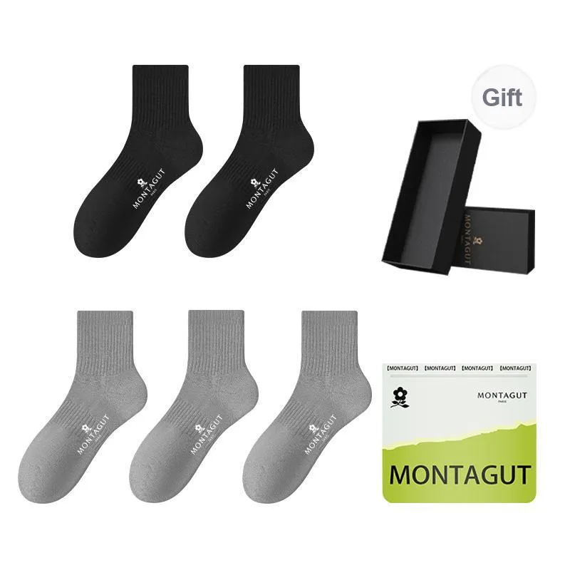 Montagut Mid Calf Socks Men's 5 Pack-18
