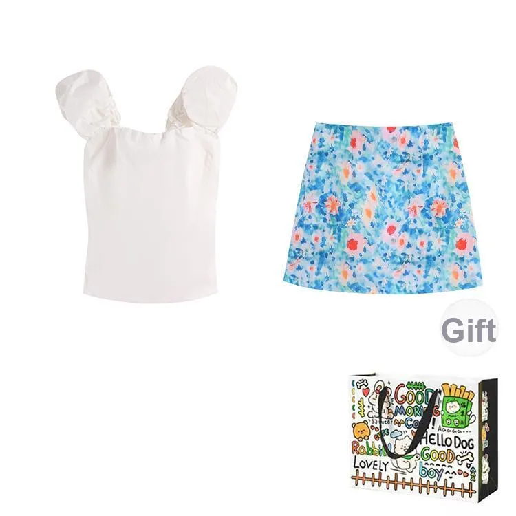 BVODE Two Piece Skirt Sets Women's-0