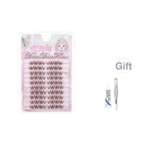 DOUDOUTIAN Клеящиеся ресницы для женщин