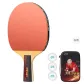 [Professional Competition Grade]Short Handle Penhold Grip 1 Pc+Original Thickened Racket Bag+3 Pcs Competition Exclusive Balls