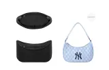 (MLB Blue Monogram Armhole Pocket) German Velvet Lining [Not Included Bag]