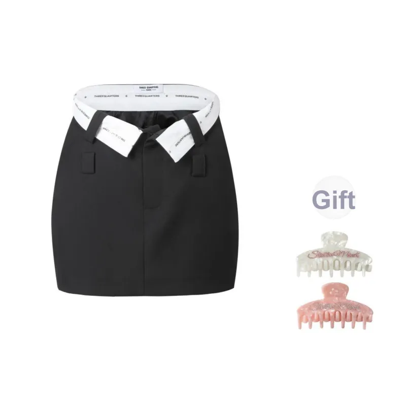 Three Quarters Casual Short Skirts Women's-2