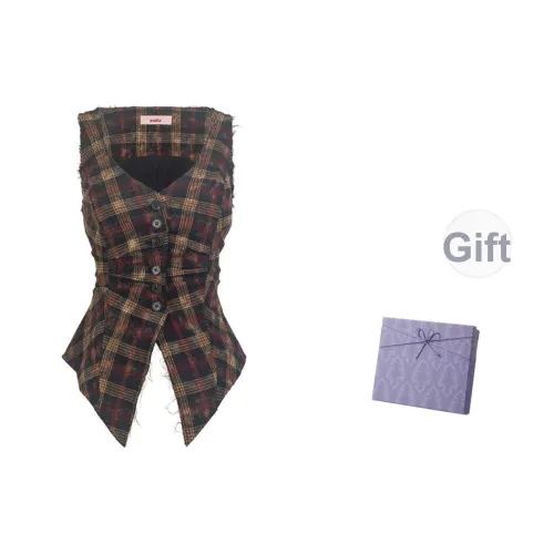 DITB Женские майки в красной клетке