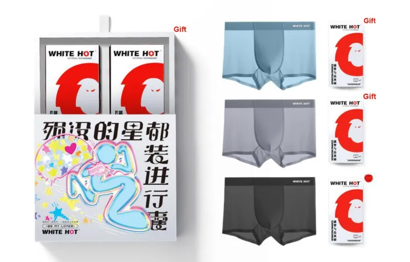 WHITE HOT Summer Underpants Men's-0
