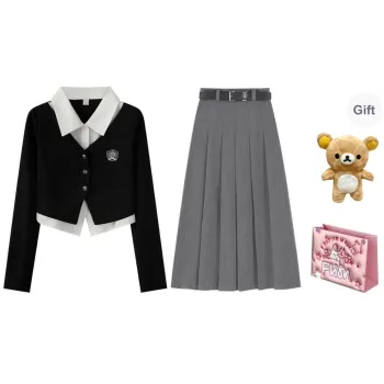 FLIM Two Piece Skirt Sets Women's