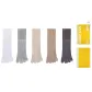 [5 Pack]Bleached+Light Gray+Apricot+Brown+Dark Gray