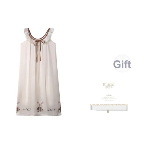 XIA.WA.ZHI.XIU Ночная сорочка Женская Набор в подарочной коробке Белый