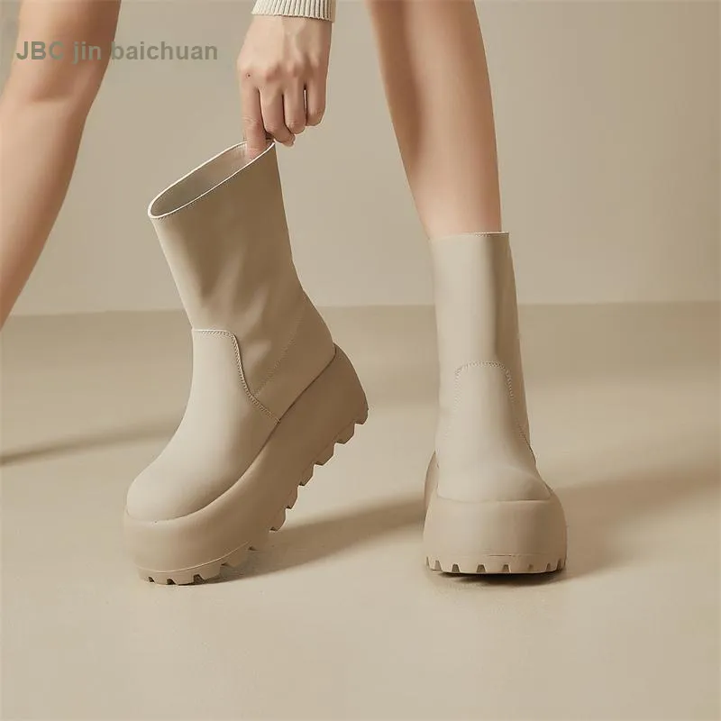 Jin Baichuan Ankle Boots Women's-15