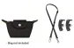 (Black with Silver Buckle) Mini 95-124cm Crossbody Set