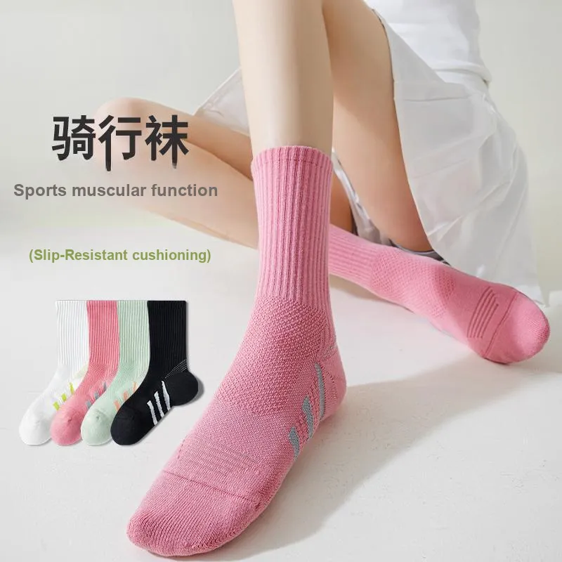 MIIOW Mid Calf Socks Women's 2 Pack-4