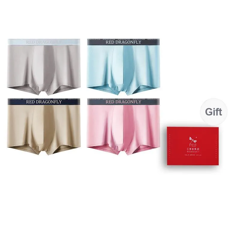 RED DRAGONFLY Underpants Men's 4 Pack Gift Box Set-12