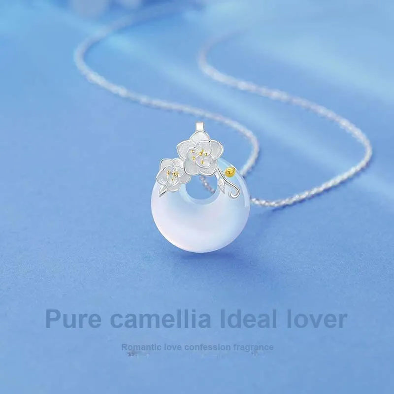 Lang Wind S925 Silver Necklaces Women's-4