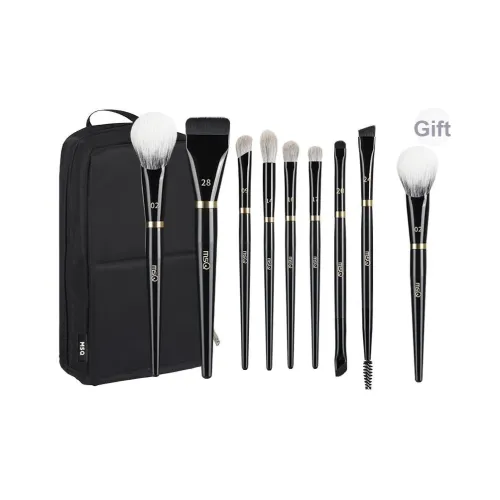 MSQ 9 шт Piano Master Набор для макияжа Щетка Натуральный мех Инструмент для макияжа