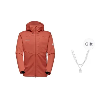 MAMMUT Ultimate VII Jacket Unisex Brick Red Comes With Necklace