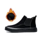 Black Fleece-Lined