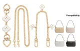 [Style 2]Arc Four-Leaf Clover+Four-Leaf Clover Decorative Chain+Long Chain