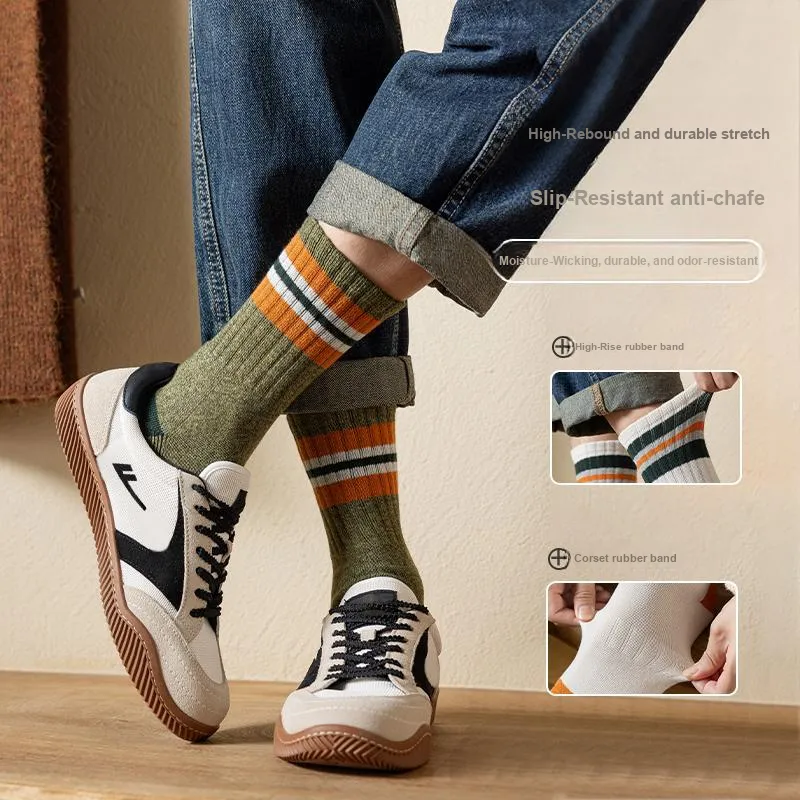 Miguel Mid Calf Socks Men's Combo Set-42