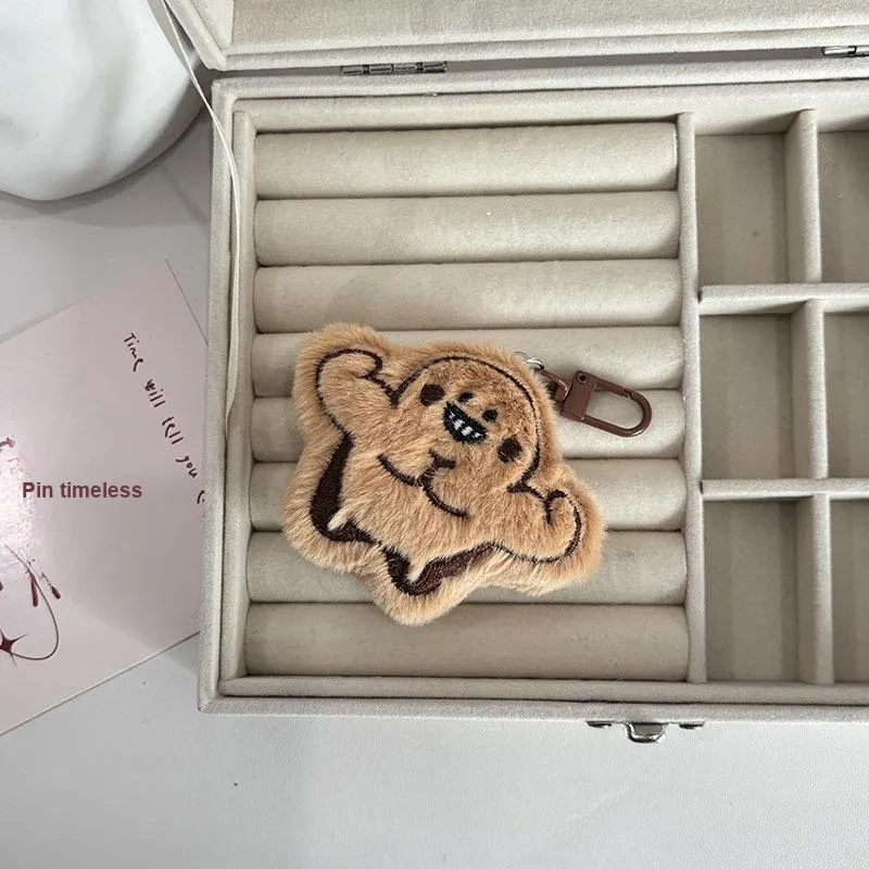 QIONGRUIGE QR Plush Pendants Unisex-2