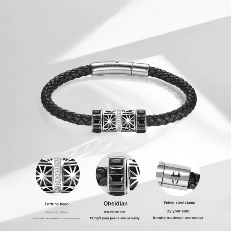 Disney x MARVEL Spider Man Series Titanium Steel Bracelets Unisex-9