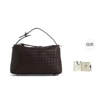 COCOEVA Top Grain Cow Leather Lightweight Shoulder Bag Crossbody Bag Handbag Regular Women's Coffee/Apricot