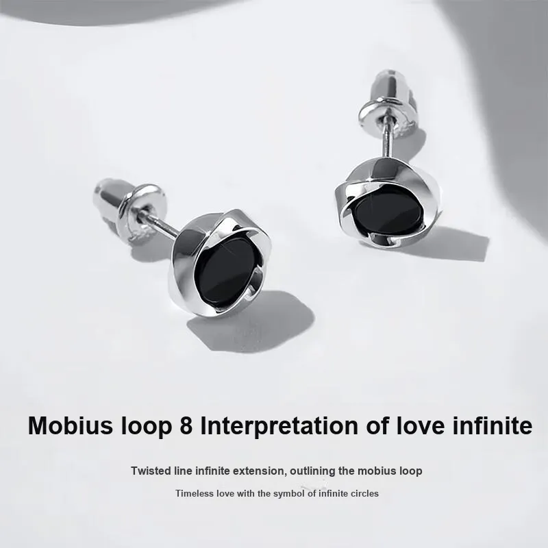 Danqin Alloy Stud Earrings Unisex-3