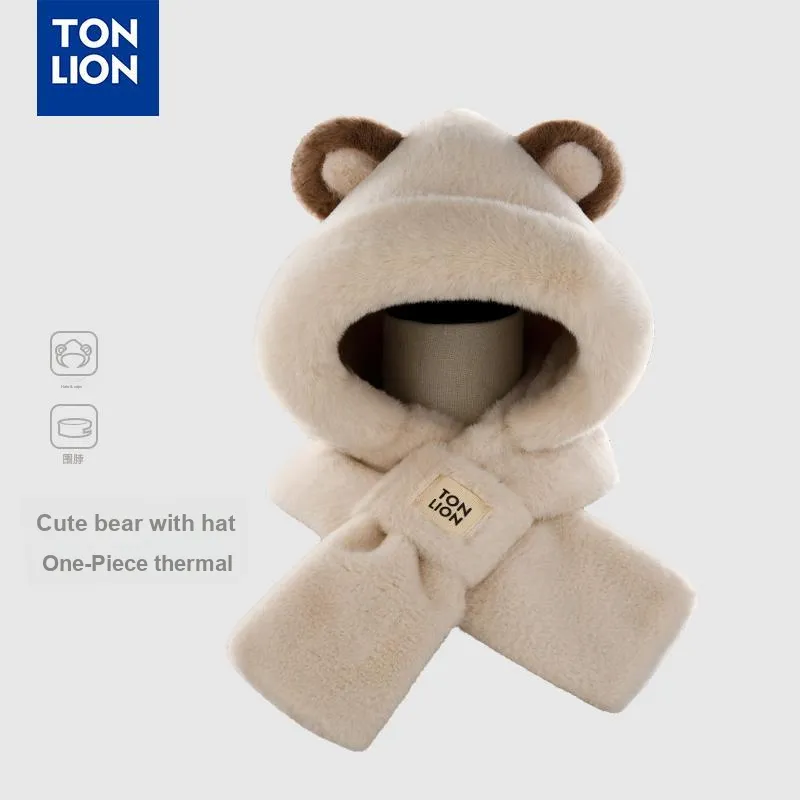 Tonlion Polyester Hoods & Plush Hats Unisex-1