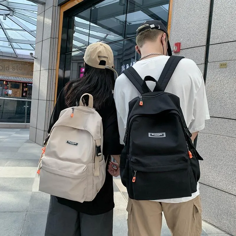 Venerable Brahma Nylon Backpack Regular Unisex Black/Gray/Beige/Yellow-16
