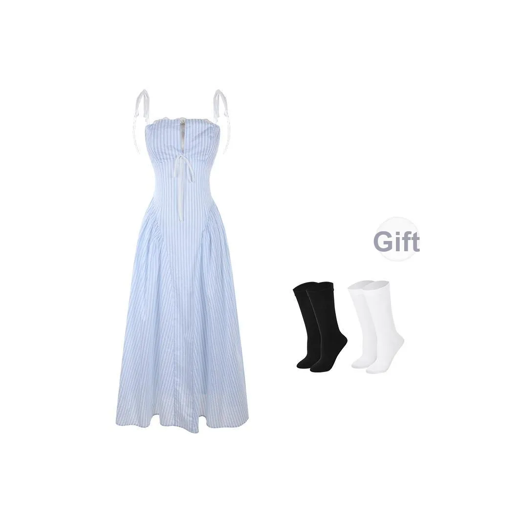 BSEVENI Синие полосы Женские Слиплатья