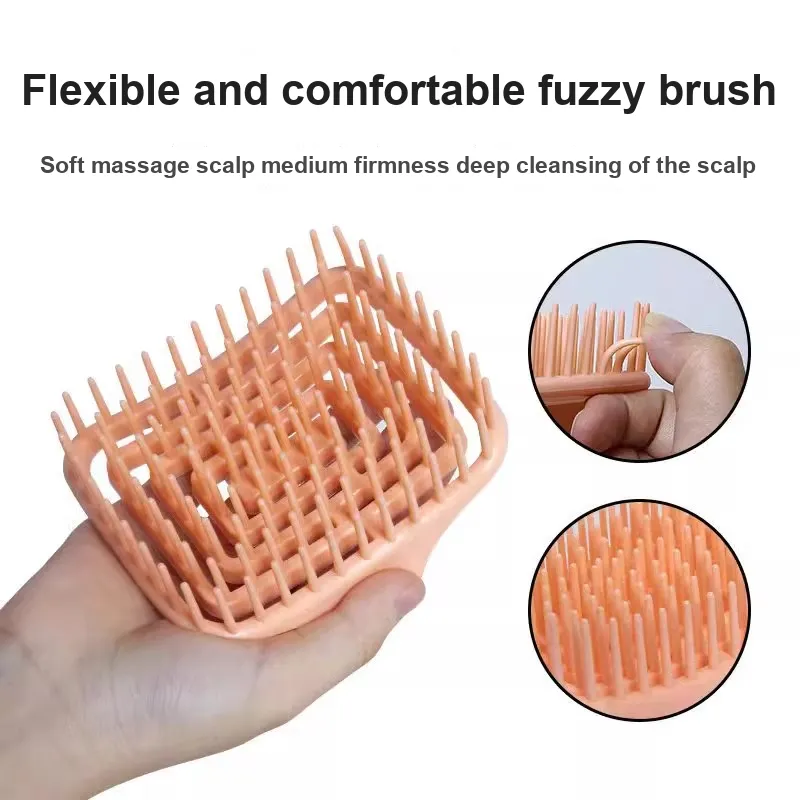 ZHENZI Special Hair Washing Comb For Shampooing Massage Brush Scalp Cleaning Magic Tool With Controller-10