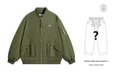 Army Green (Comes with A Random Pants)