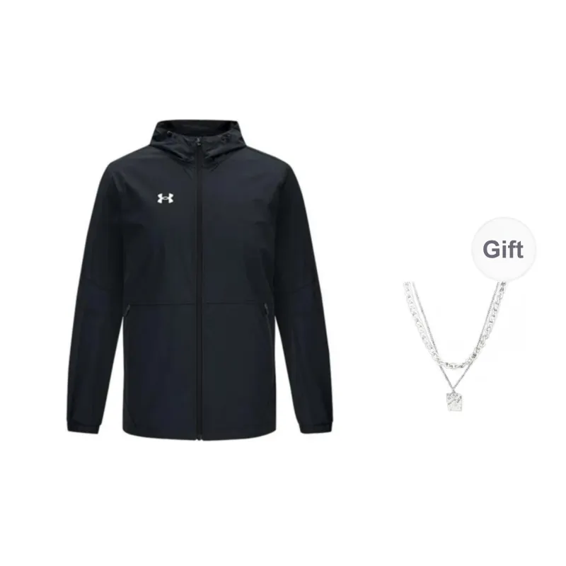 Under Armour Jackets & Coats Men's Black, Comes With Necklace-0
