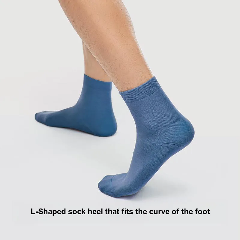 YOUKESHU Men Mid Calf Socks-4