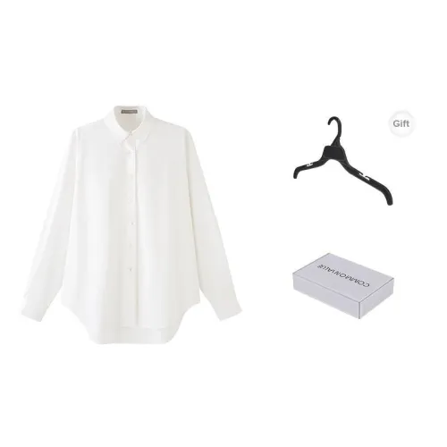 COMMON VALUE 'Niche Gap' Shirt Women's Painted Brow White