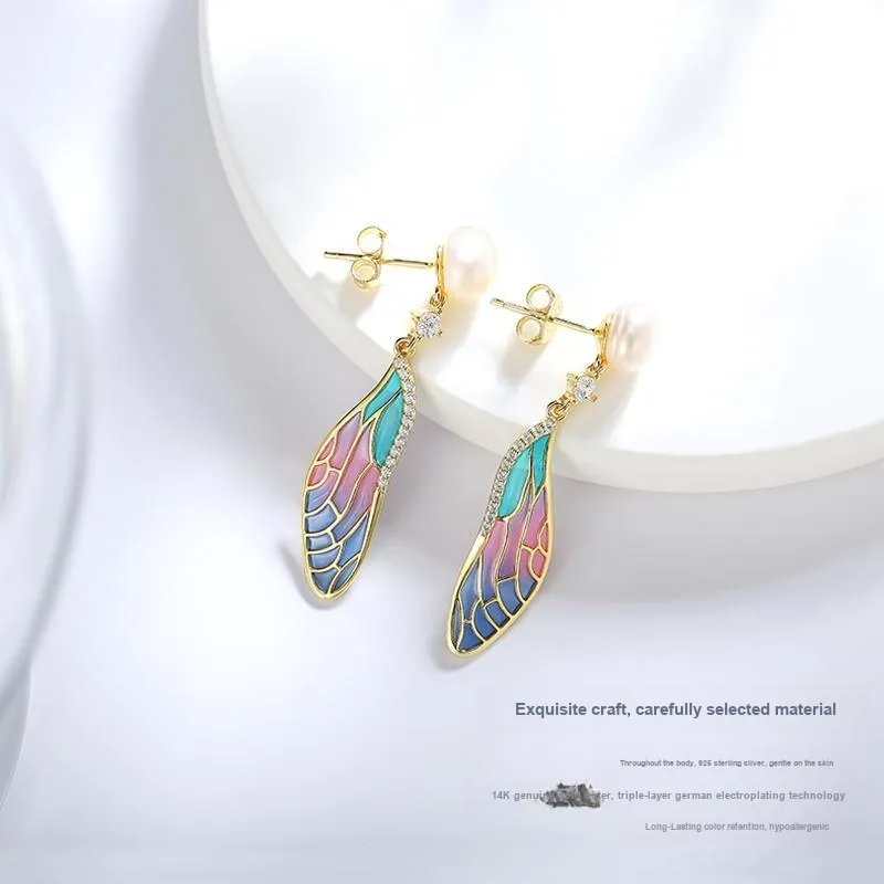 LAOMIAO S925 Silver Stud Earrings Women's-3