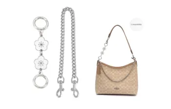 Lan Bao Fan Alloy Metal Chain DuPont Paper Liner Bag Accessories Unisex Silver