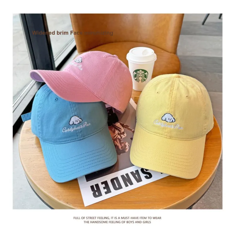 Gold Artist Cotton Baseball Caps Unisex Dopamine Dressing Color Scheme-2