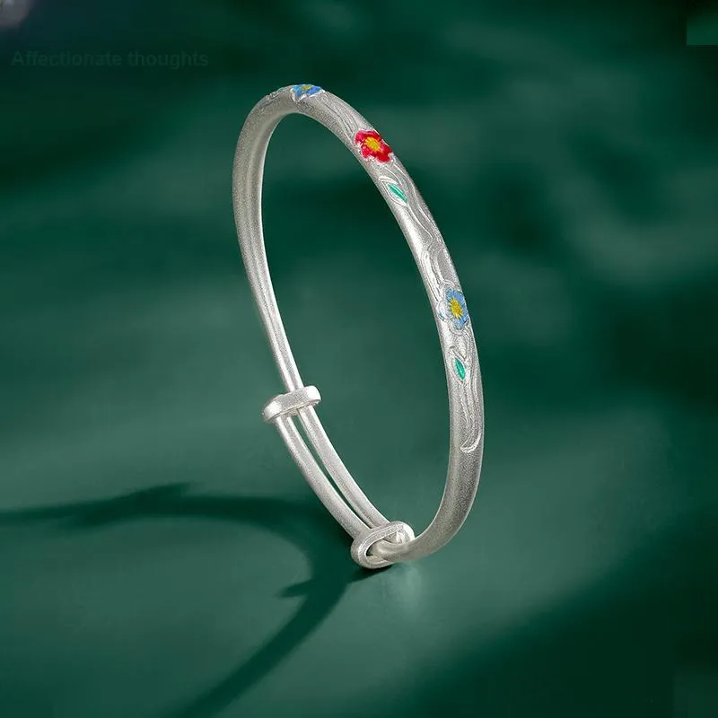 Sentimentality Sterling Silver Bangles Women's-2