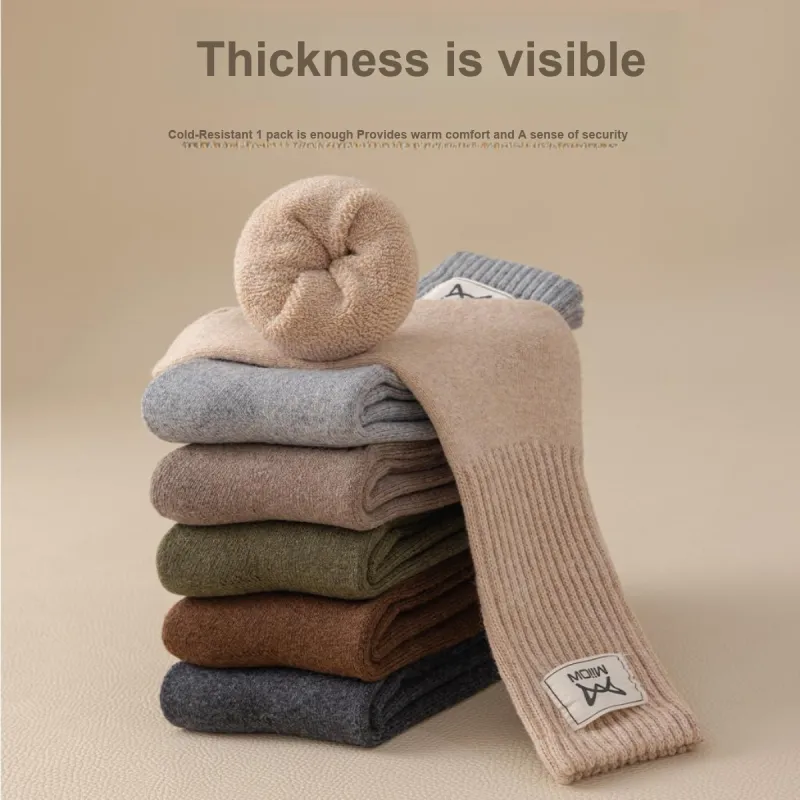 MIIOW Knee High Socks Unisex 4 Pack-2