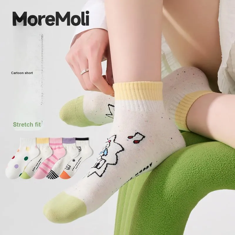 Moremoli Ankle Socks Women's 3 Pack-1