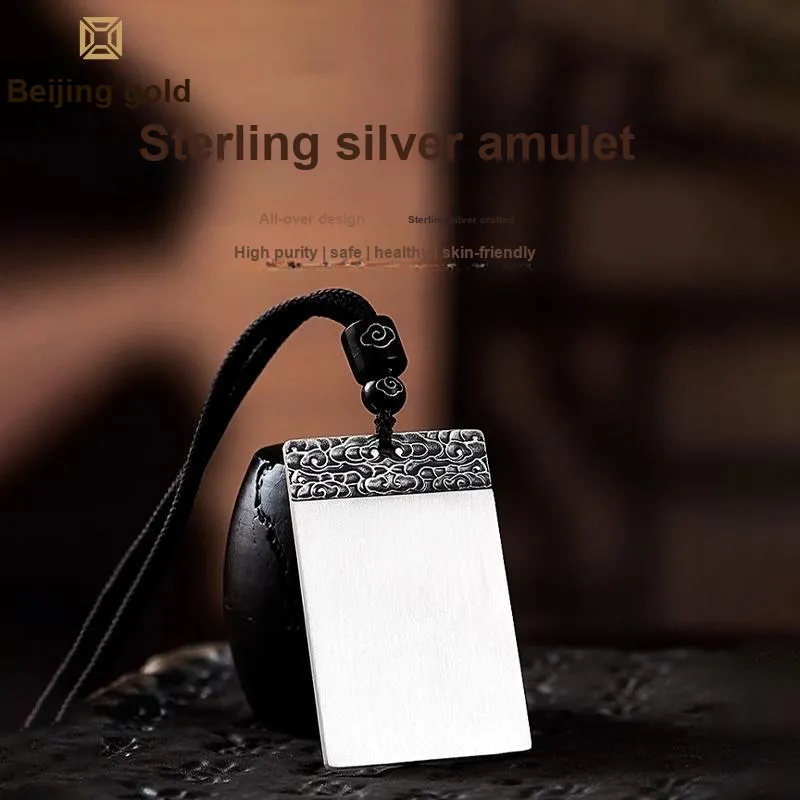 BEIJINGHUANGJIN 999 Fine Silver Necklaces Unisex-4