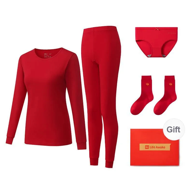HLA Thermal Set Unisex Gift Box Set Red-4